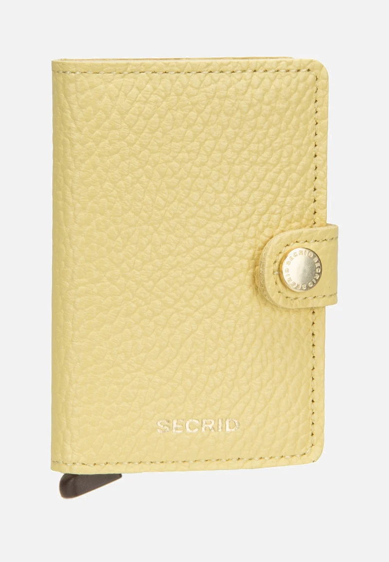 Miniwallet Pebble Butter Yellow - Portemonnaie