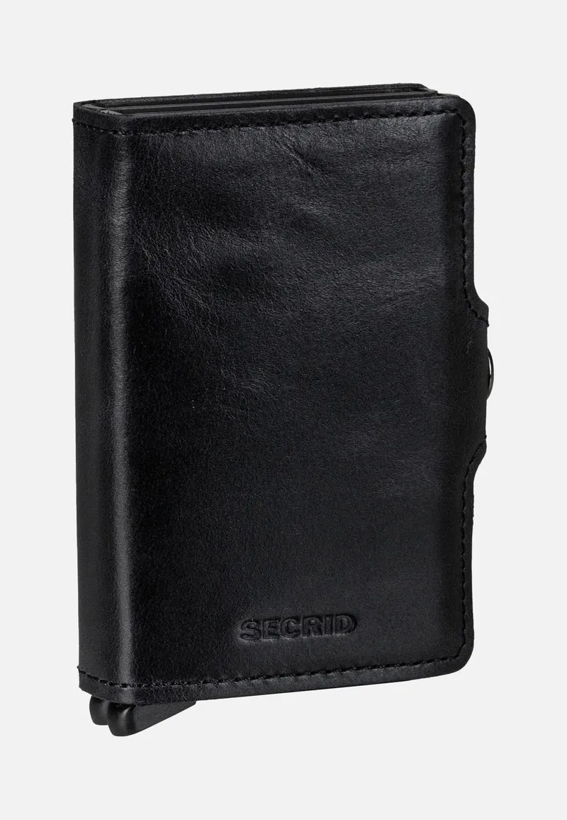 Twinwallet Vintage Black - Portemonnaie
