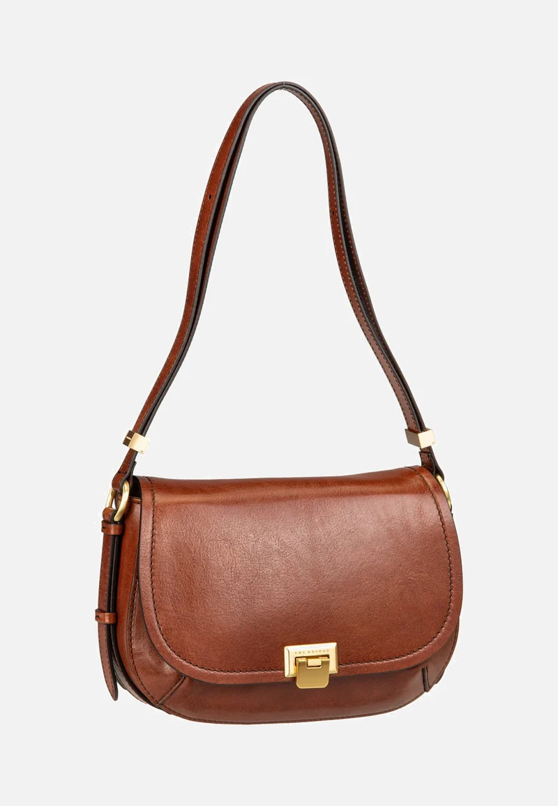 Federica Crossbody Marrone/Oro - Schultertasche