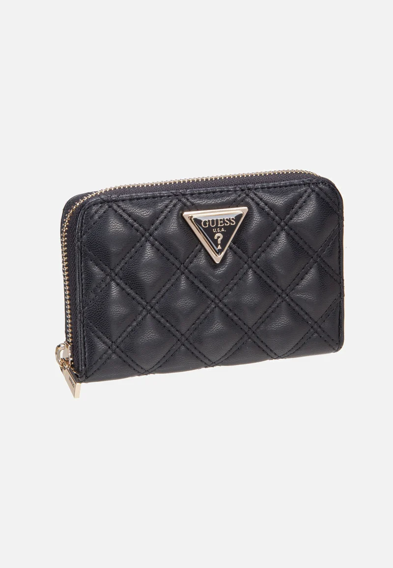 Giully II Slg Med Zip Around Black - Portemonnaie