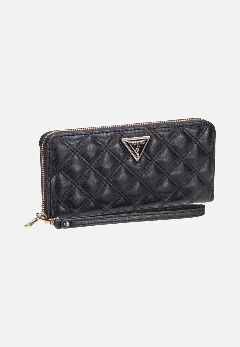 Giully II Slg Large Zip Around Black - Portemonnaie