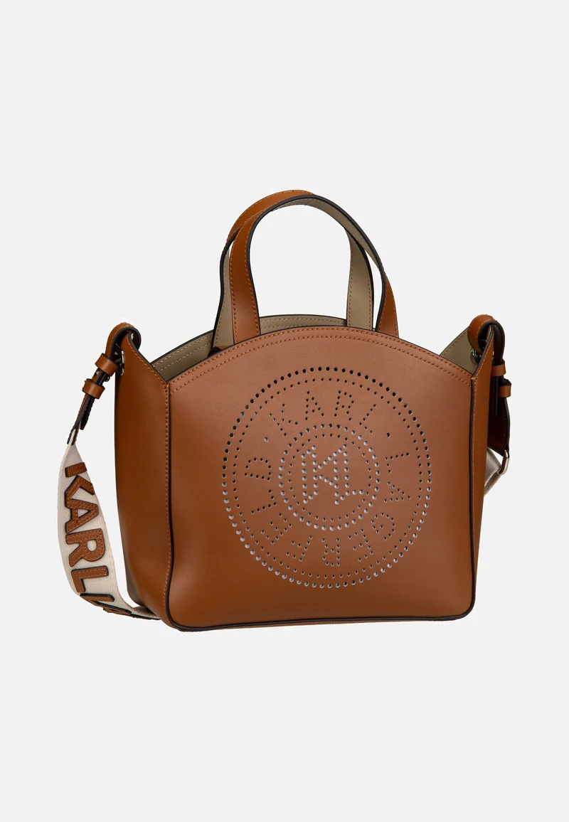 K/Circle SM Perforated 30058 Dark Tan - Tote Bag