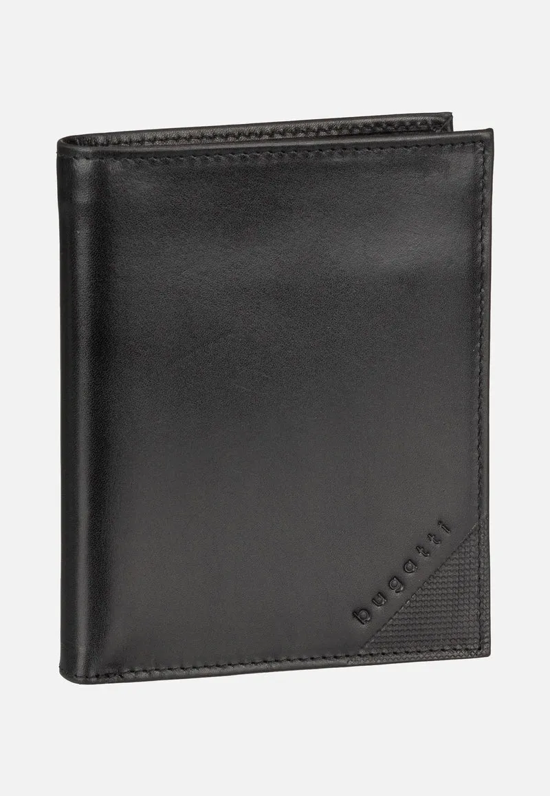 Nobile Vertical with Flap Schwarz - Portemonnaie