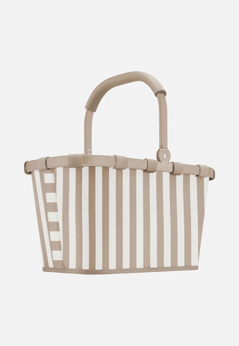 Carrybag Summerstripes Coffee - Einkaufskorb