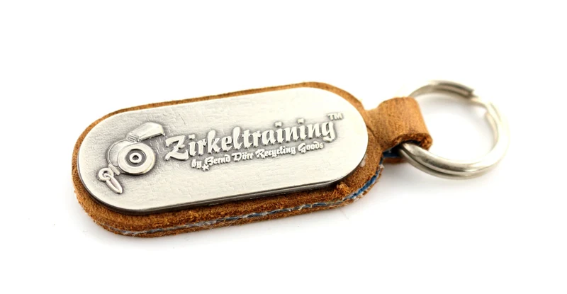 Zirkeltraining Sa Metall Schlüsselanhänger