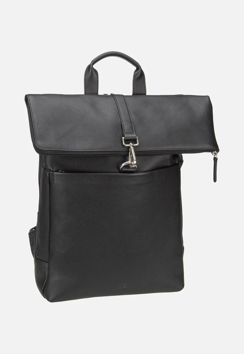 Frankfurt Backpack Courier Black - Rolltop Rucksack