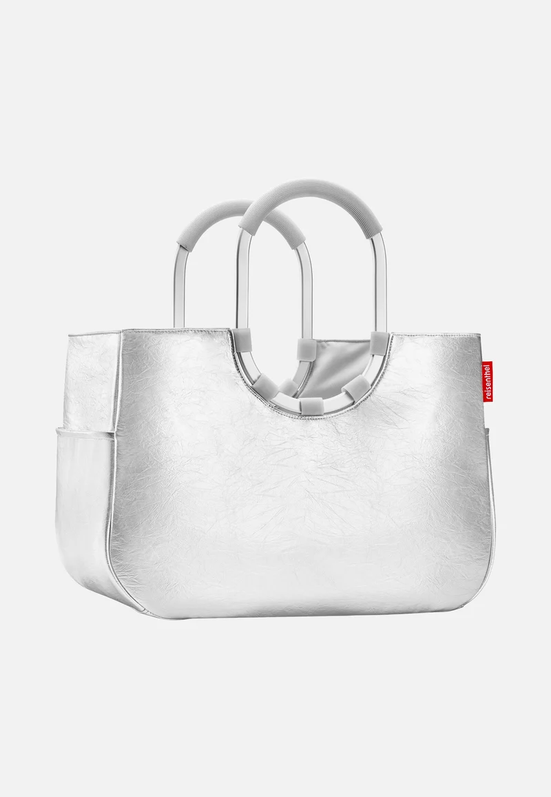 Loopshopper L Silver Crackle - Einkaufskorb