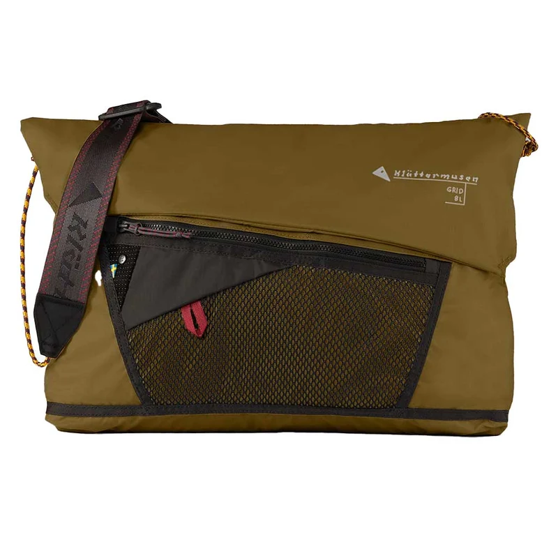 Grid Messenger Bag