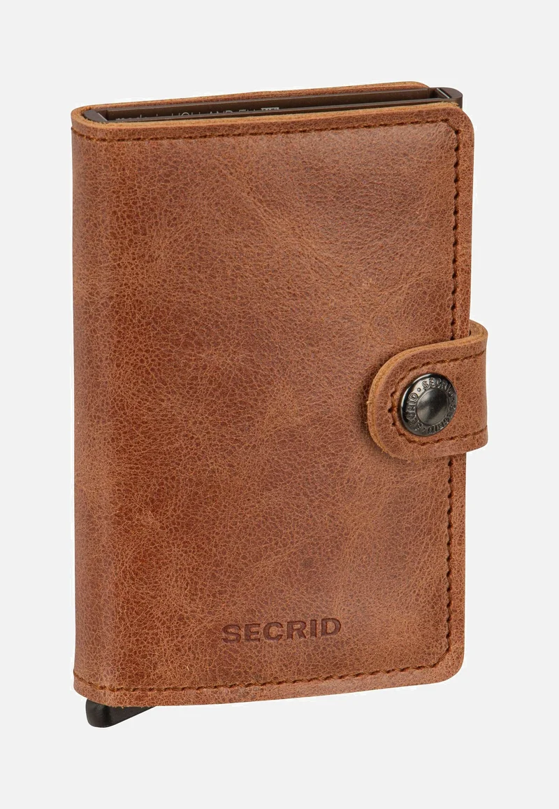 Miniwallet Vintage Cognac-Brown - Portemonnaie
