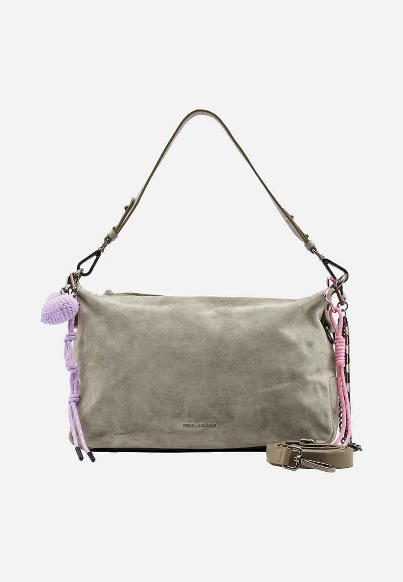 Beautiful Mess Shoulderbag Taupe - Schultertasche