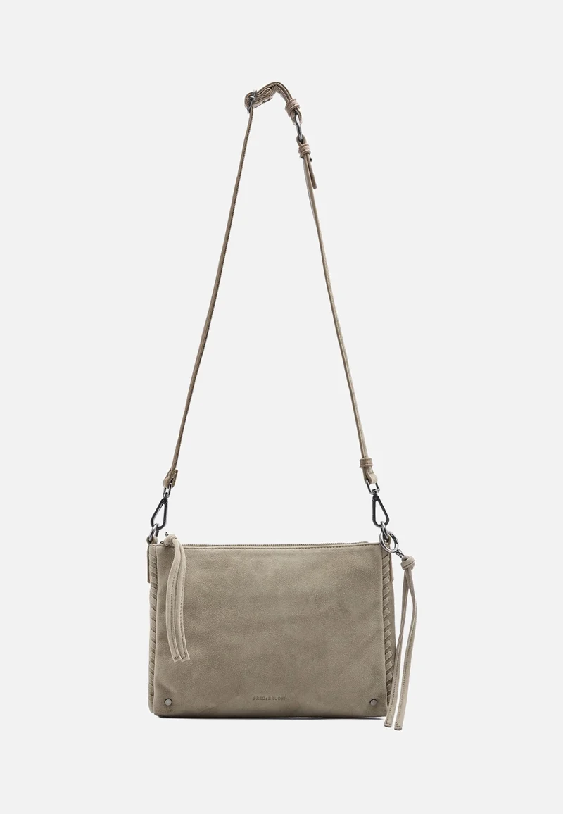 Whipstitch Soul Crossbag Taupe - Crossbody Bag
