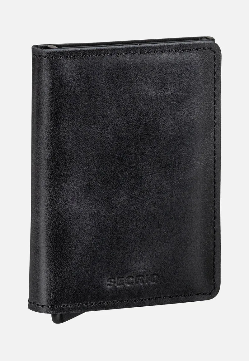 Slimwallet Vintage Black - Portemonnaie