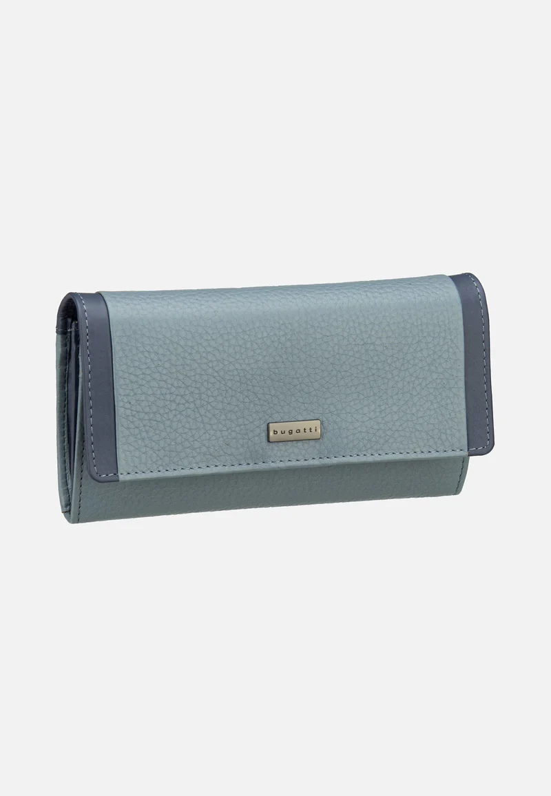 Sina Ladies Long With Flap Denim - Portemonnaie