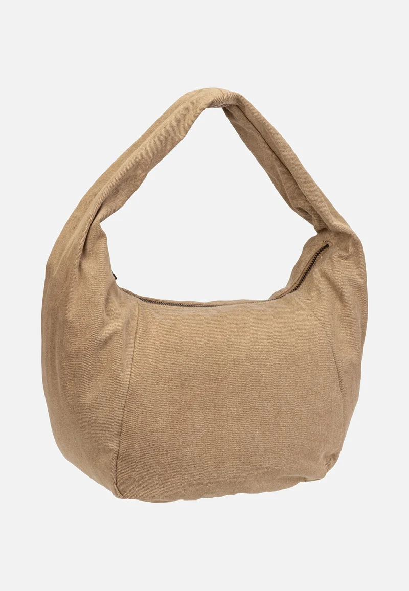 Farrah Hobo M Denim Beige - Hobo Bag