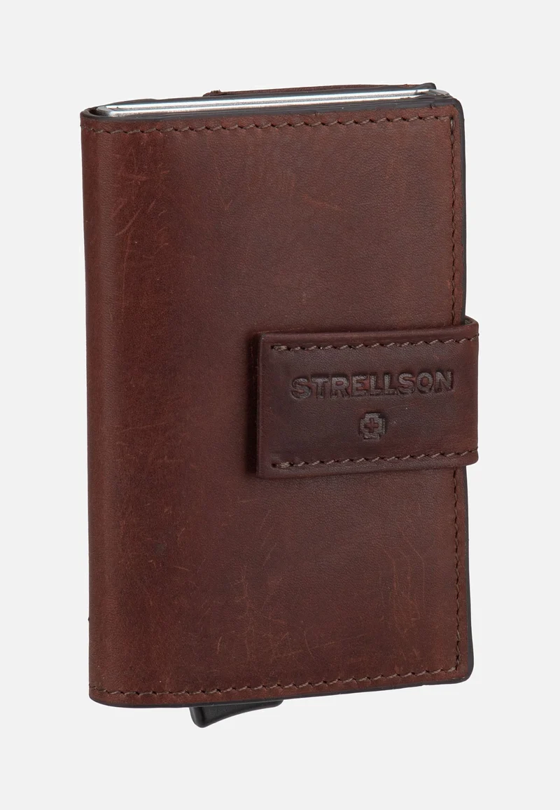 Brick Lane C Three E-cage sv8 Dark Brown - Kartenetui