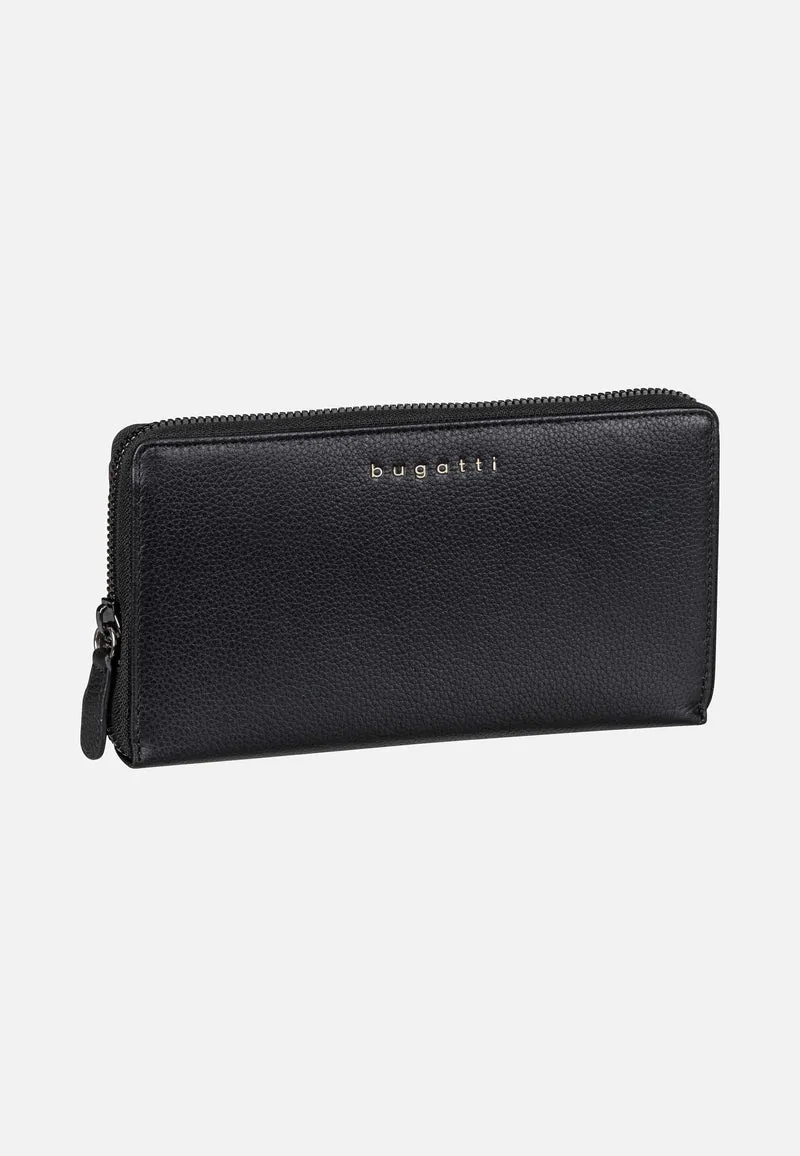 Mira Long Zip 1012 Schwarz - Portemonnaie