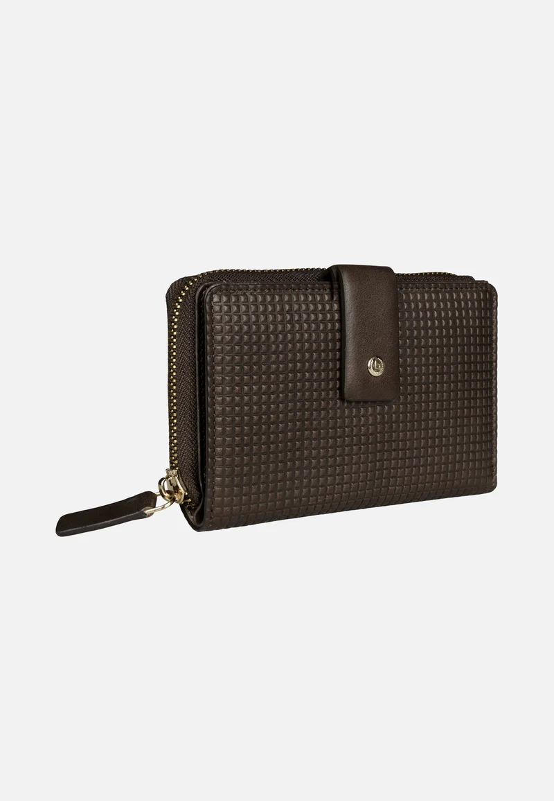 Noemi Ladies Zip Wallet M Brown - Portemonnaie
