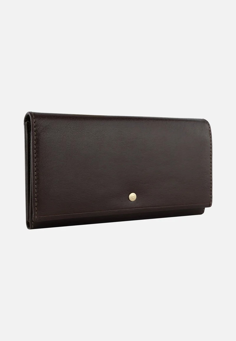 Neaples Ladies Wallet With Flap Brown - Portemonnaie