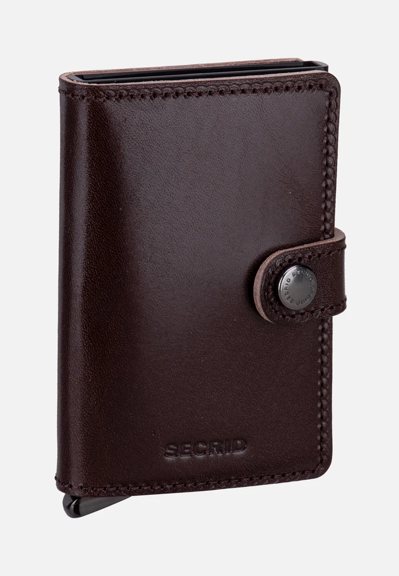 Premium Miniwallet+ Dusk Dark Brown - Portemonnaie