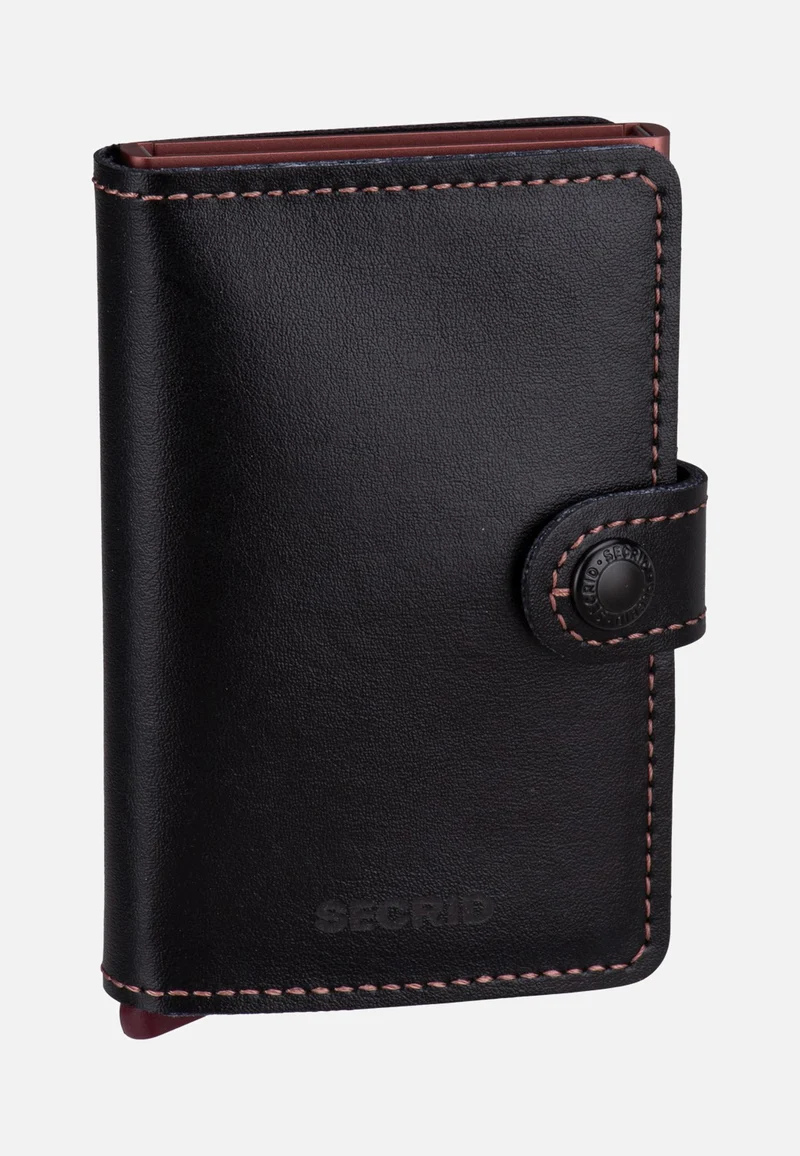 Miniwallet Mirum Plant-Based Black Rose - Portemonnaie