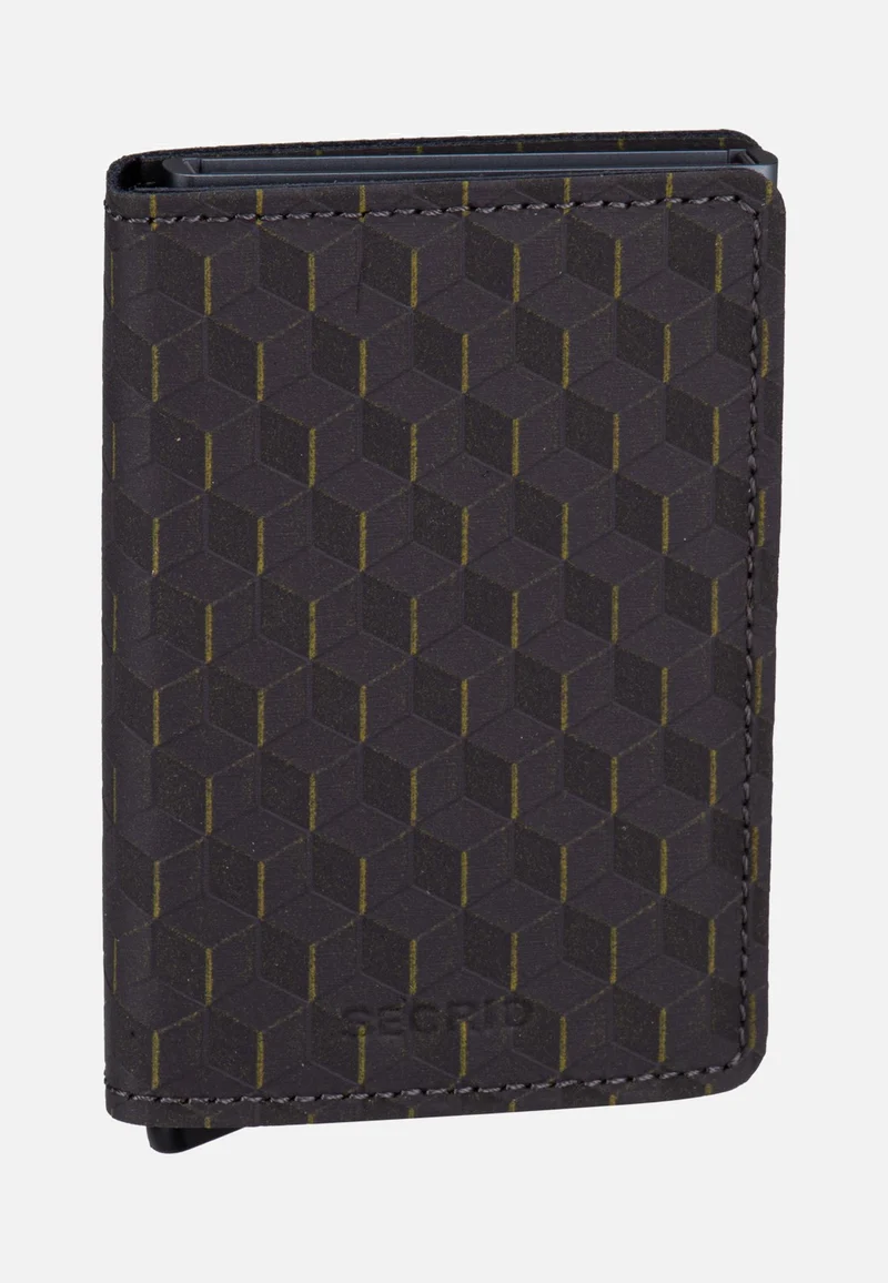 Slimwallet Optical Grey-Yellow - Portemonnaie