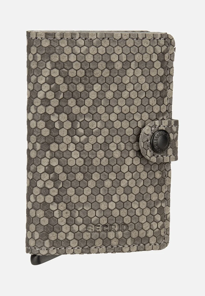 Miniwallet Hexagon Grey - Portemonnaie