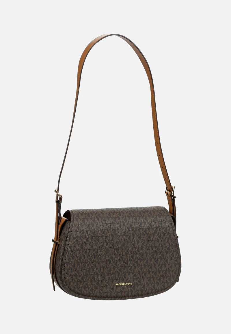Lydia MD Flap MK SIG Brown/Acorn - Saddle Bag