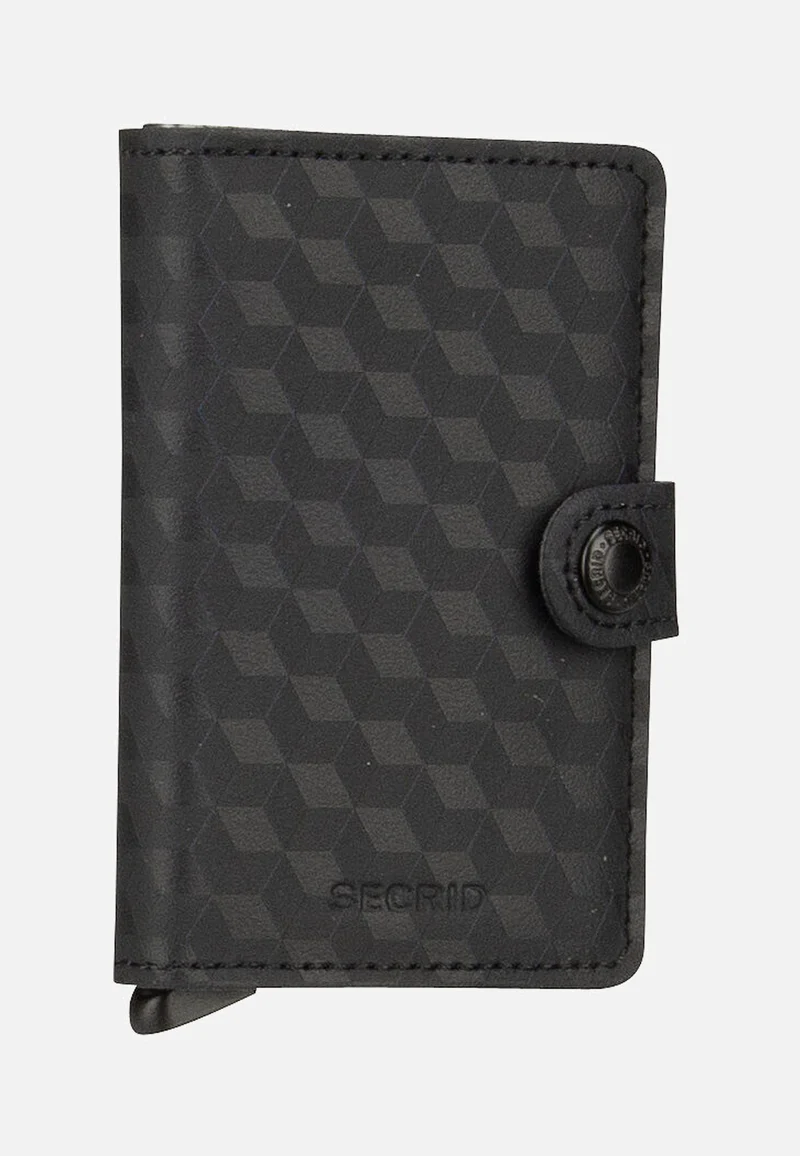Miniwallet Optical Black-Titanium - Portemonnaie