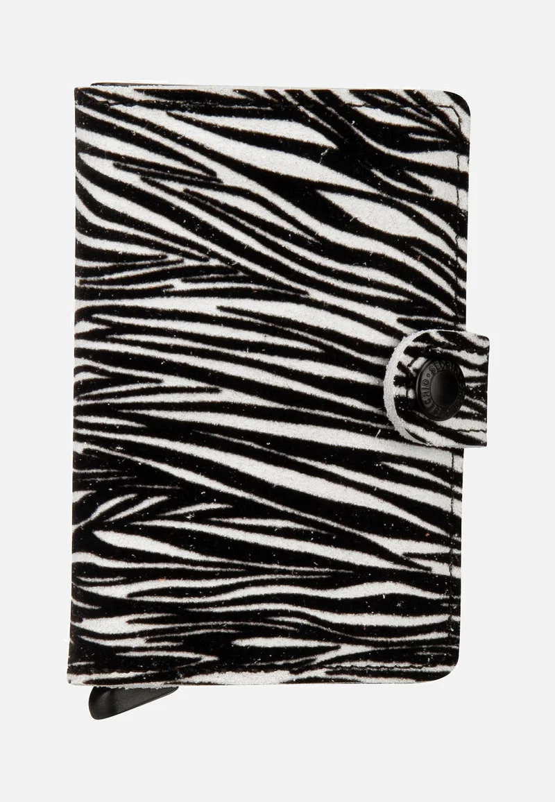 Miniwallet Zebra Light Grey - Portemonnaie