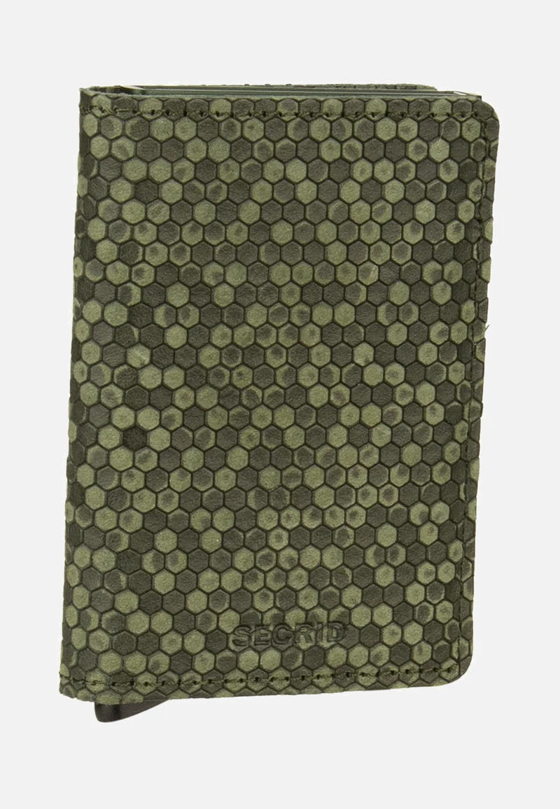 Slimwallet Hexagon Green - Portemonnaie