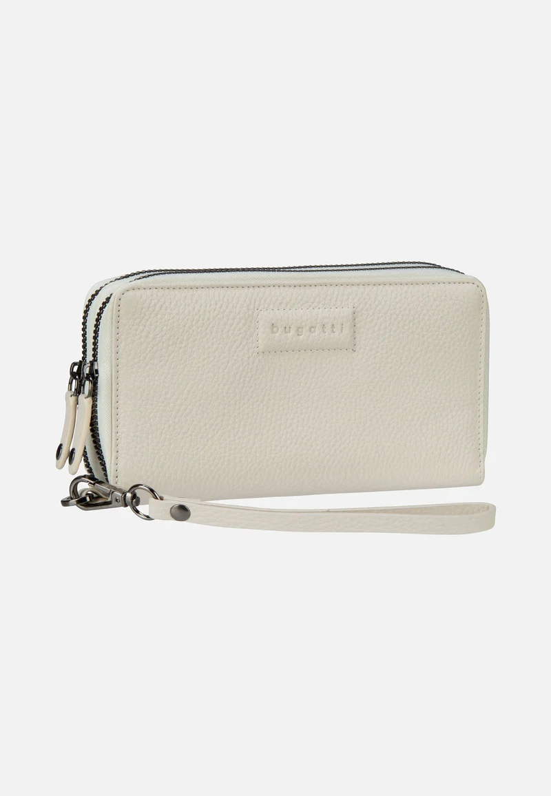 Elsa Ladies Double Zip Weiß - Portemonnaie