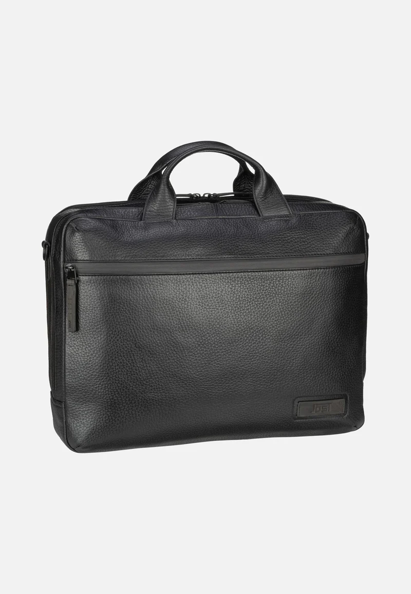 Stockholm Business Bag L 2 Comp Black - Aktentasche