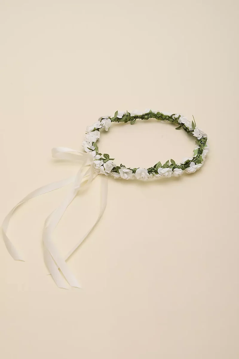 Delicate Flower Girl Flower Crown