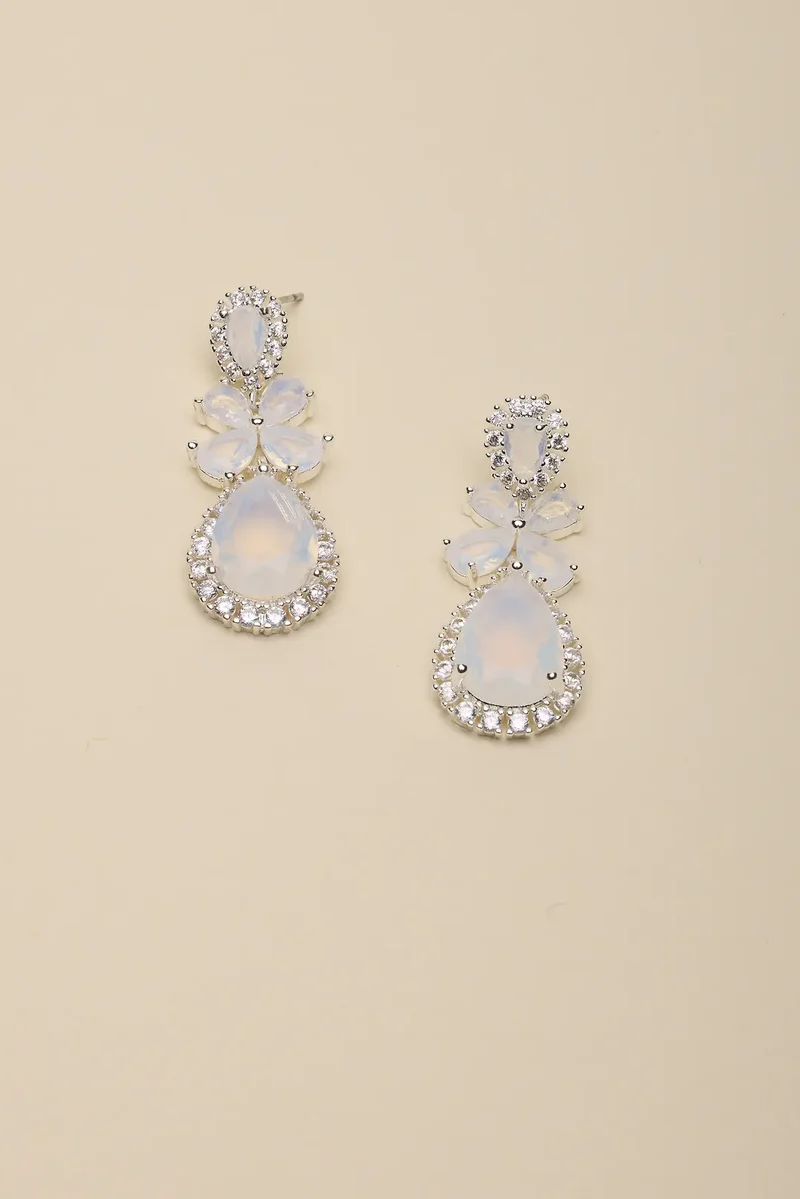 Opal Statement Drop Earrings