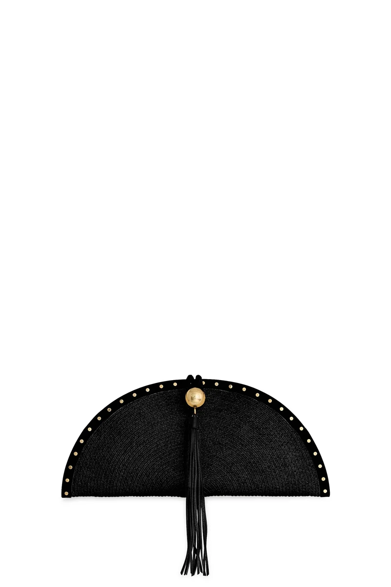 Rebecca Minkoff HALF MOON CLUTCH W/MICRO STUDS