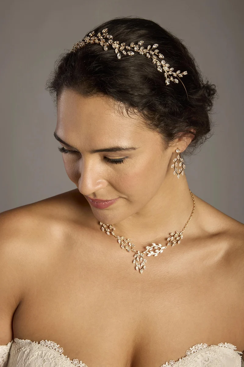 Vine Crystal Cast Bridal Headband