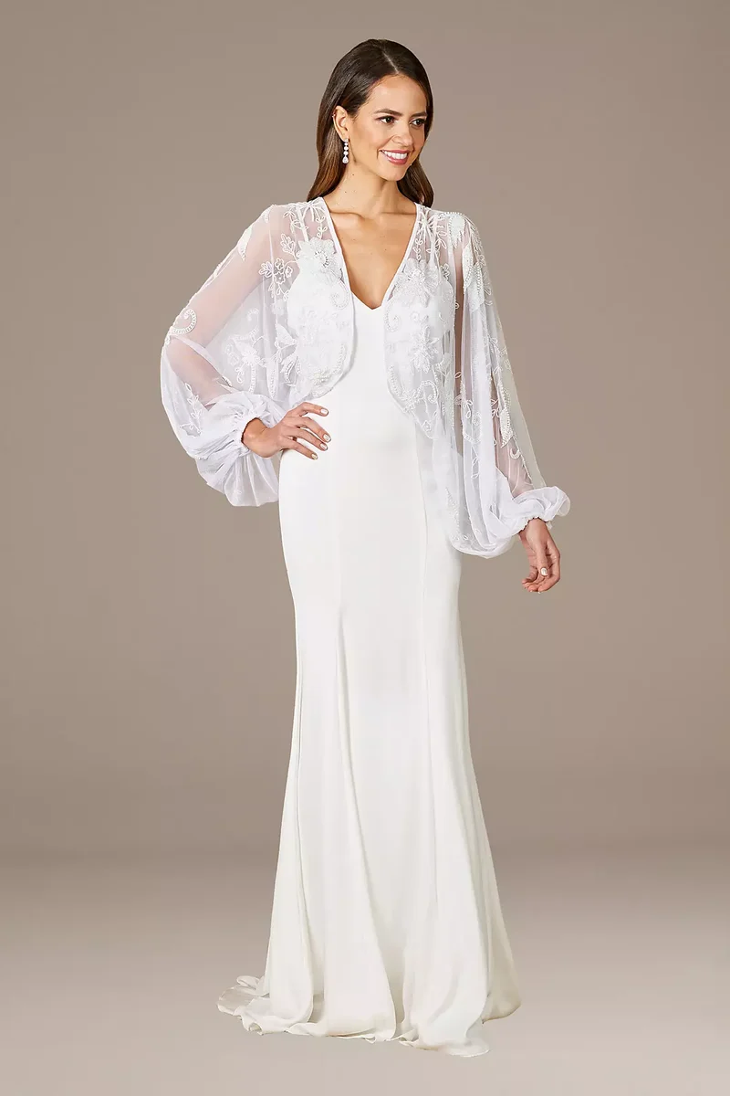 Lara Gillian Beaded Bridal Jacket