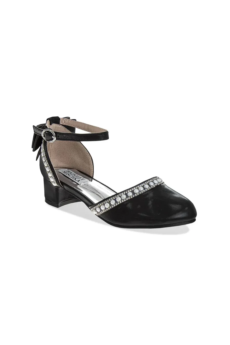 Badgley Mischka Girls Low Heeled Dress Shoes